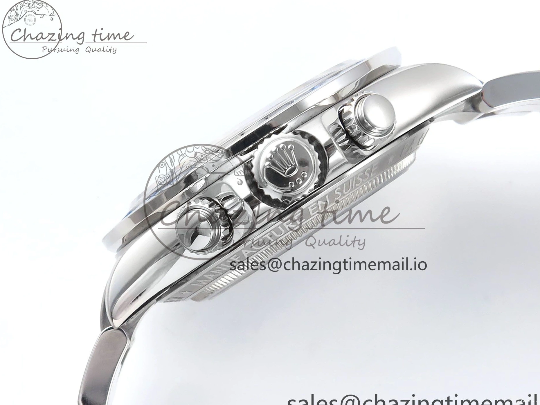 0124 Daytona Artisans SS GETF Best Edition Blue Skeleton Dial Diamonds Bezel on SS Bracelet DD Sleek 371